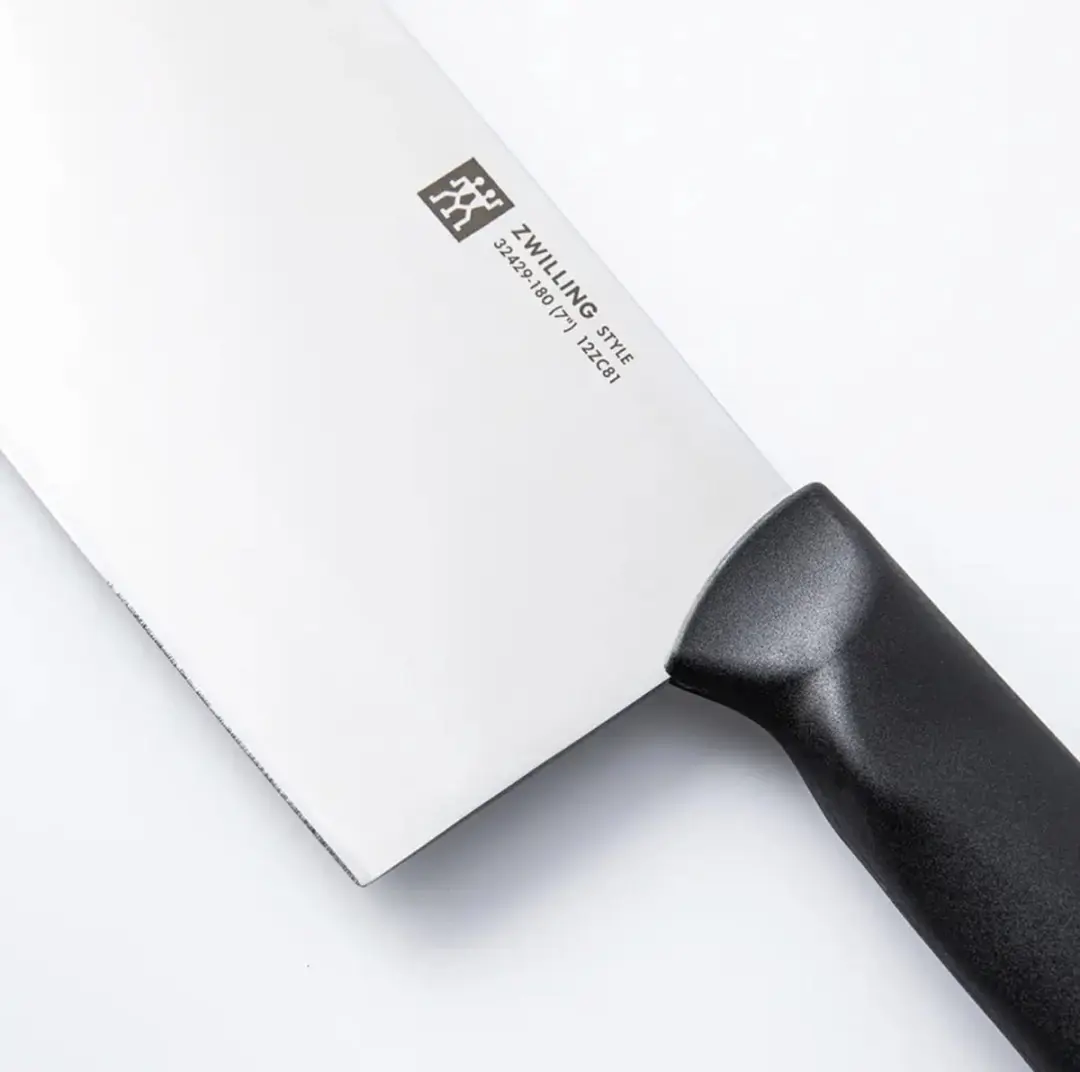 Zwilling Wokset 30cm - Chinees Koksmes 18cm - Glasdeksel - Zilver