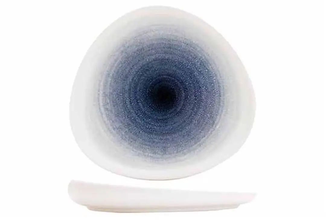 Cosy&Trendy Nimbus Blue Dessertbord Driehoekig