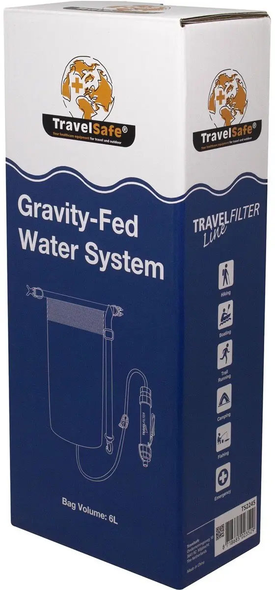 Travelsafe Travelline Waterzak 6L + Filter - Meerkleurig