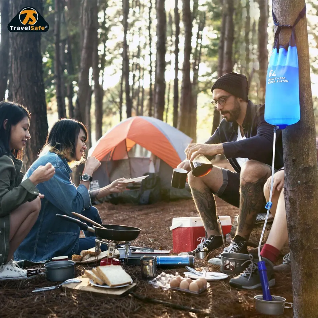 Travelsafe Travelline Waterzak 6L + Filter - Meerkleurig
