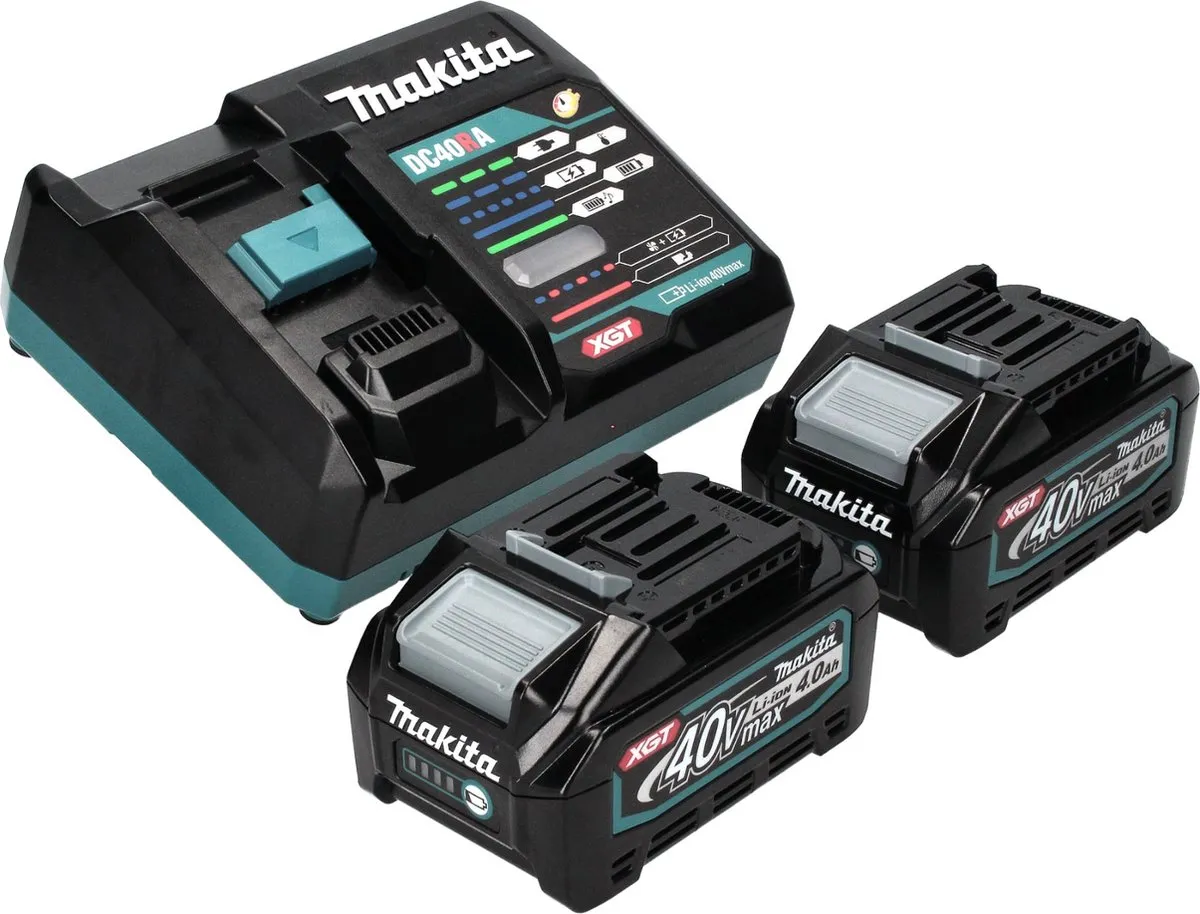 Makita XGT 40V max Slagmoersleutel 760Nm - 2x Accu BL4040