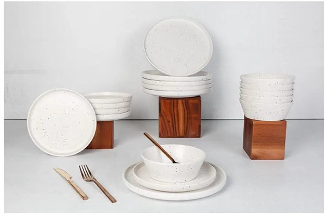 Cosy&Trendy Punto White Serviesset 18-delig