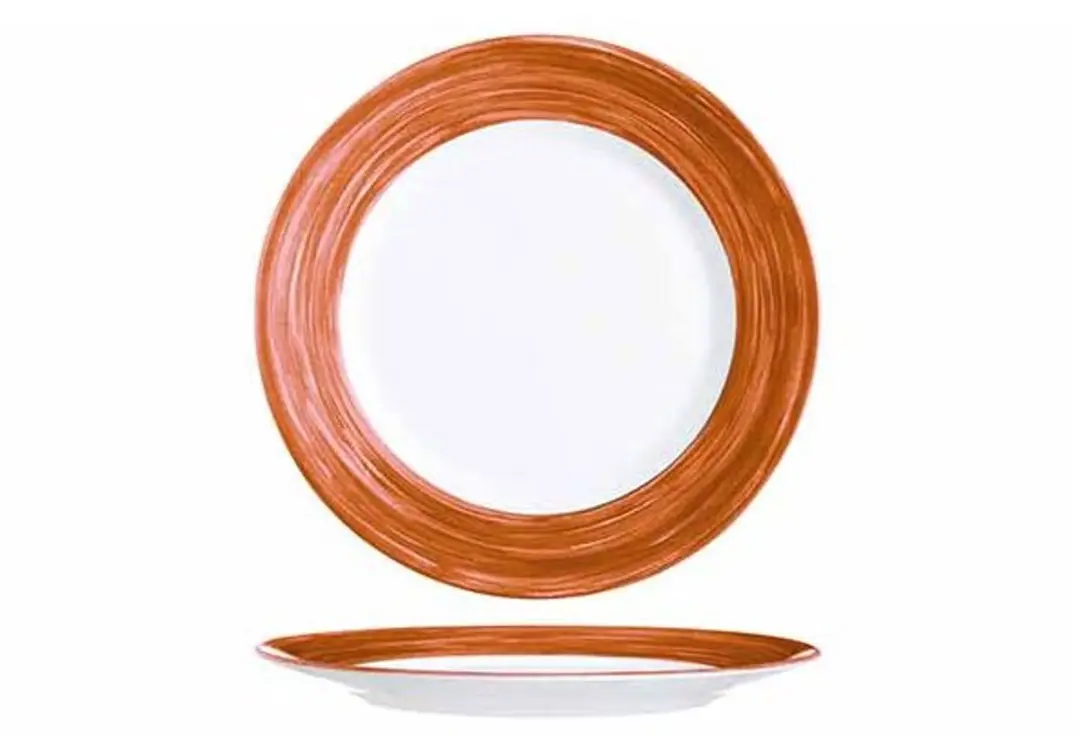 Brush Plat Bord Set6 Terracotta D19,5cm