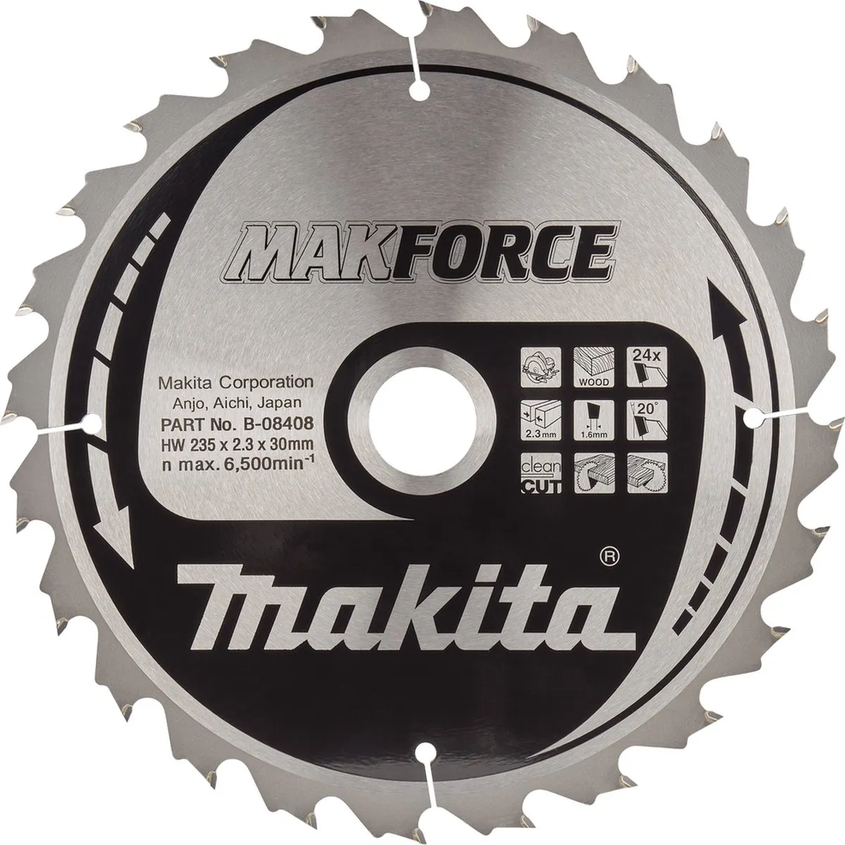 Makita Makforce Cirkelzaagblad B-08408