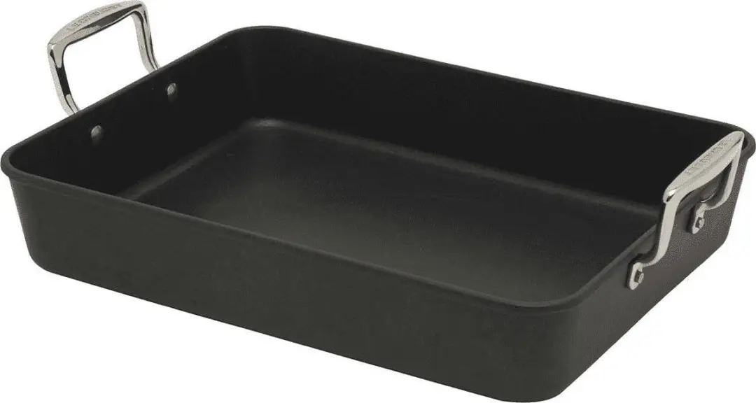 Le Creuset Braadslede Les Forgées TNS 35x27cm - 5.5L - Zwart - afbeelding 6 van 6