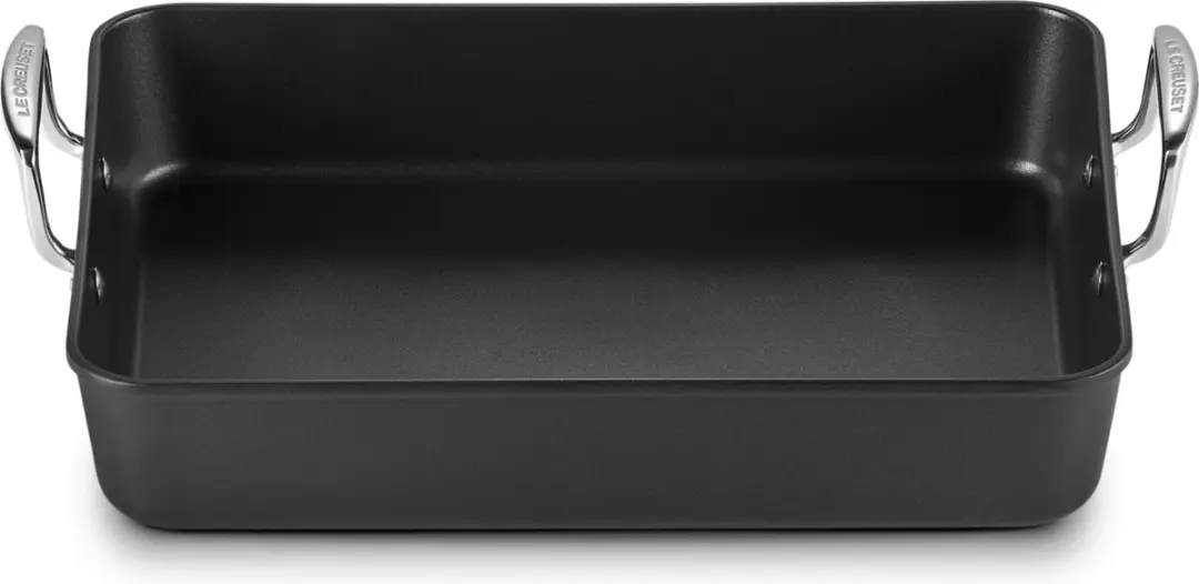 Le Creuset Braadslede Les Forgées TNS 35x27cm - 5.5L - Zwart