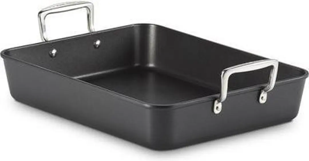 Le Creuset Braadslede Les Forgées TNS 35x27cm - 5.5L - Zwart