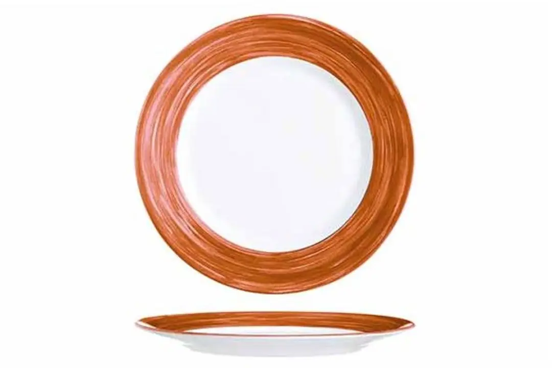 Brush Plat Bord Set12 Terracotta D25,2cm
