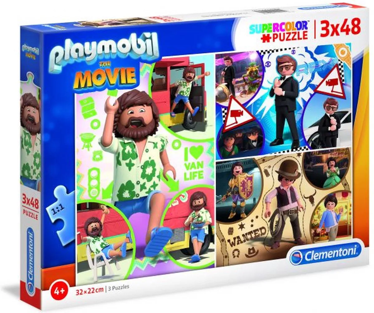 Clementoni Playmobil The Movie Puzzels