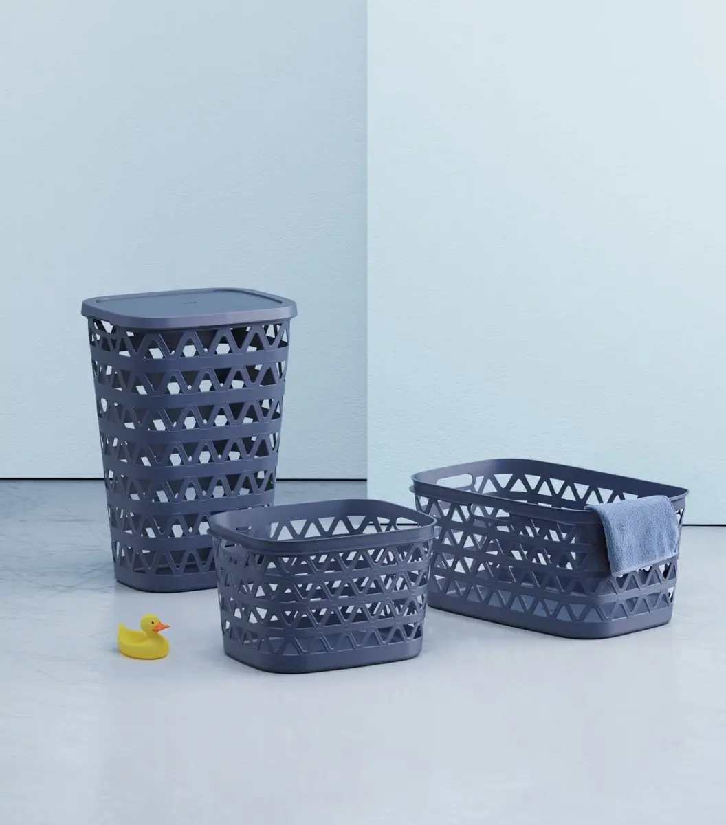 Curver Oceana Wasmand 30L - Nachtblauw