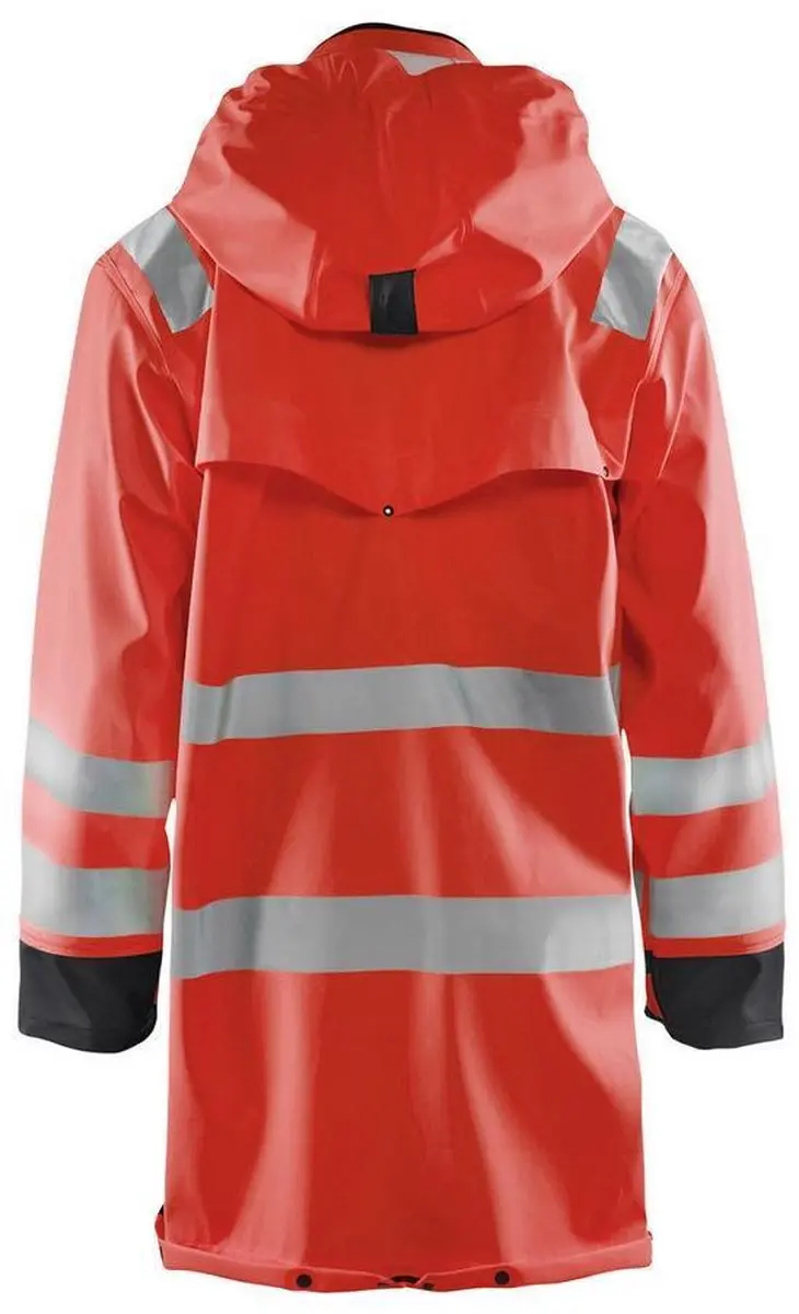 Blåkläder Regenjas High Vis LEVEL 2 4XL - High Vis Rood/Zwart