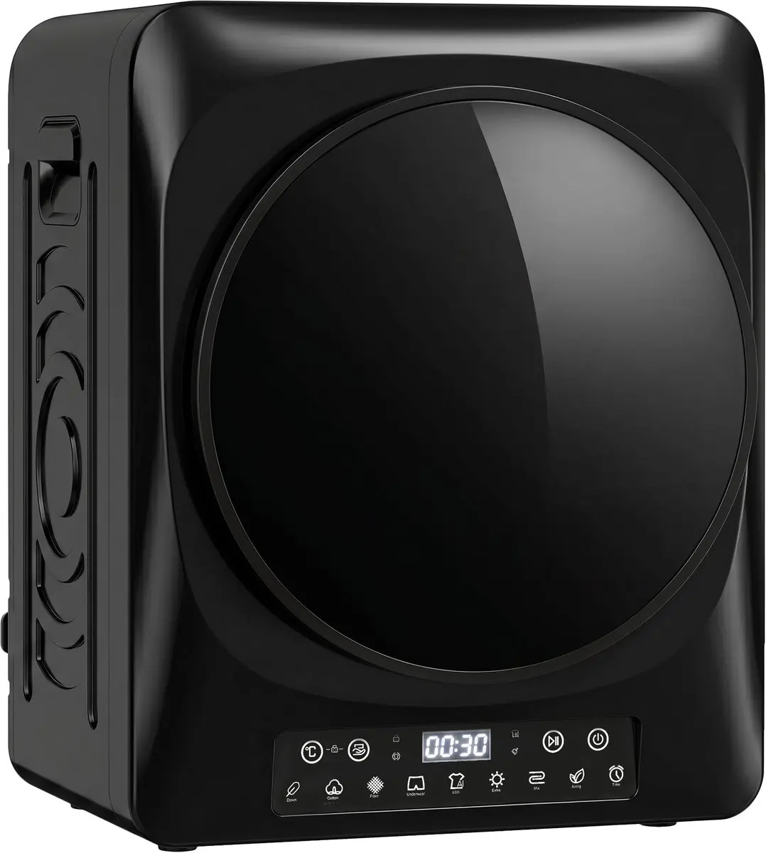 Homcom B61-023V90BK Wasdroger 5kg