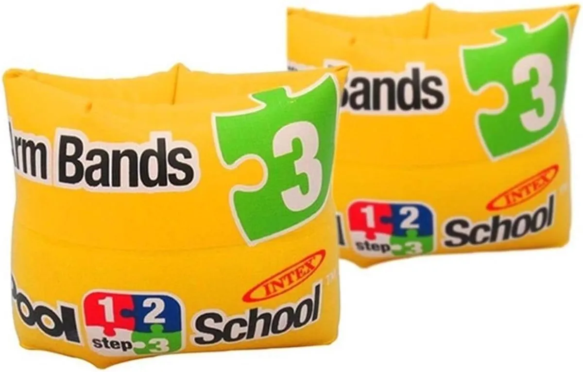 Intex Pool School Step 3 Zwembandjes - 3 tot 6 jaar - Kleurenmix