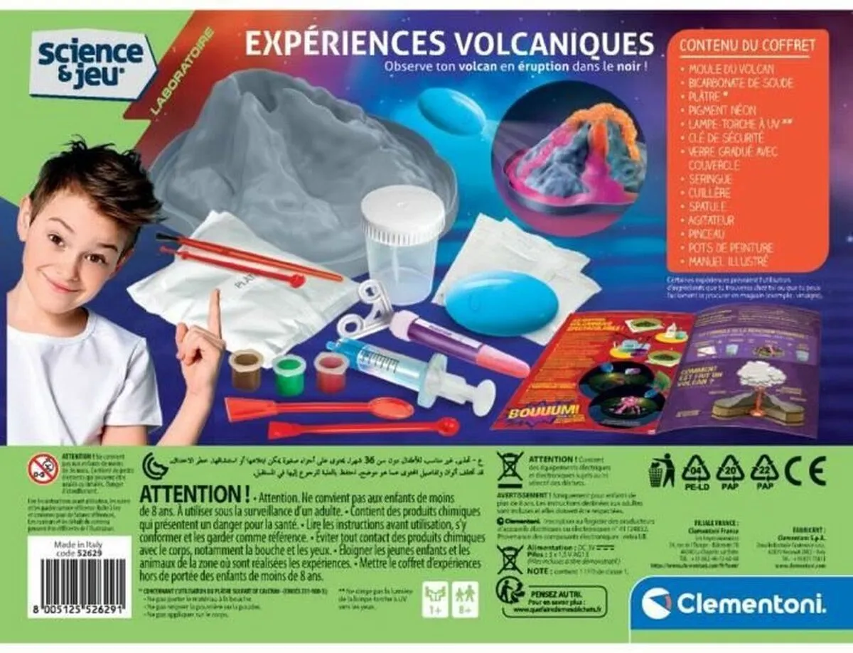 Clementoni Volcano Glow in the Dark