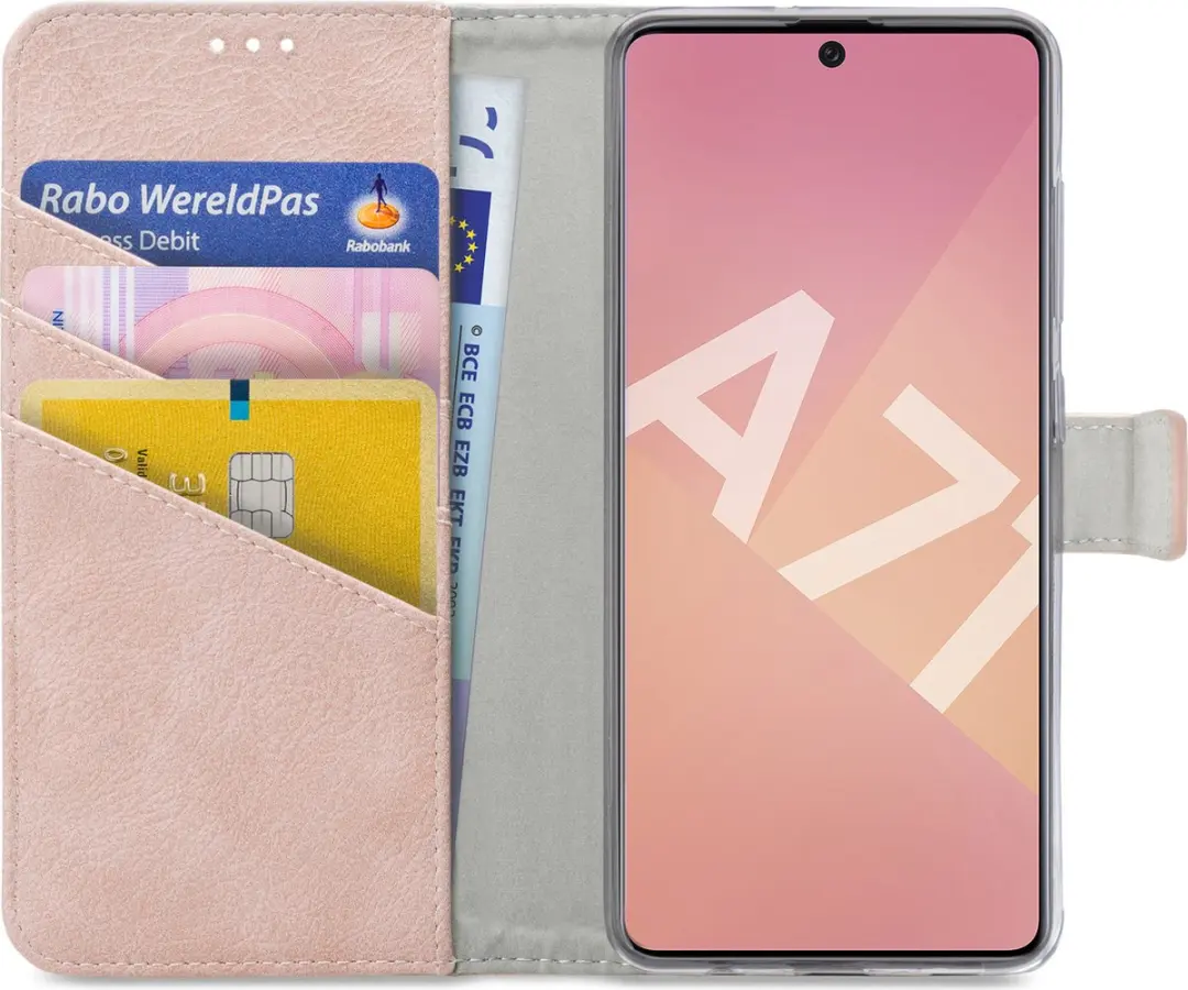 My Style MSFWLT1152 Telefoonhoesje Samsung Galaxy A71 - Roze - afbeelding 6 van 6