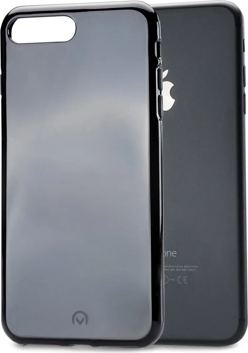 Mobilize Gelly Backcover MOB-GCB-IPH7PLUS iPhone 8 Plus Hoesje - Zwart