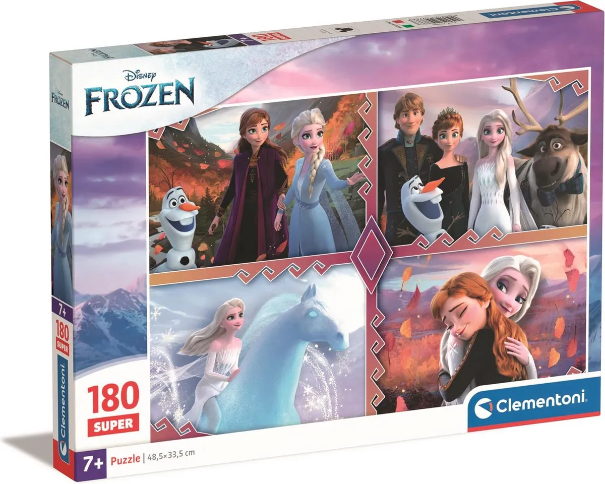 Clementoni Frozen Kinderpuzzel 180 Stukjes