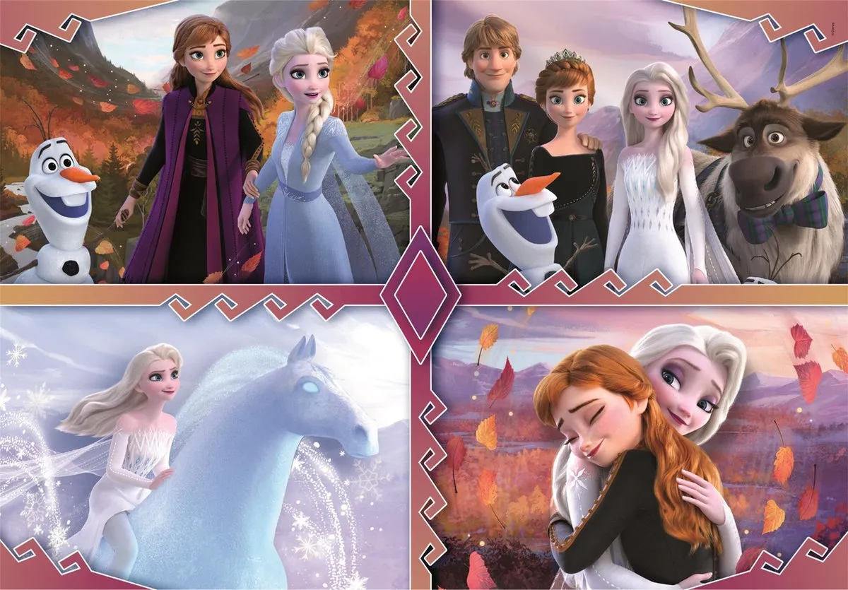 Clementoni Frozen Kinderpuzzel 180 Stukjes - Multicolor - afbeelding 2 van 6