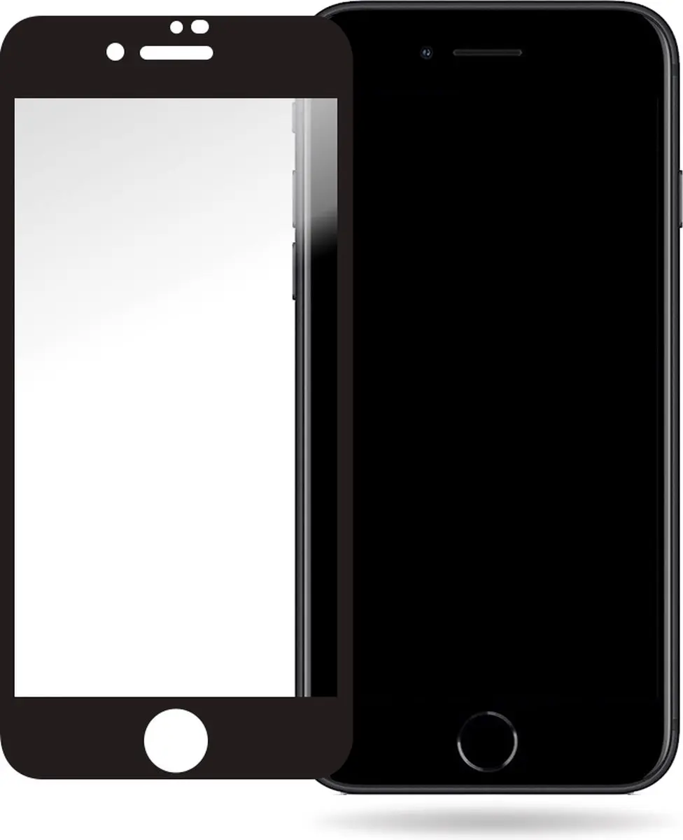 Mobilize iPhone 8 Glas Screenprotector - Case Friendly - Zwart