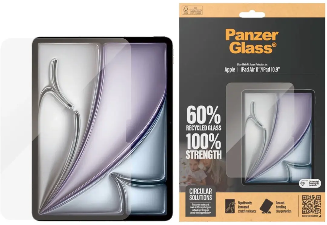 PanzerGlass PZ-2833 Screenprotector iPad Air 11 (2025) - Transparant
