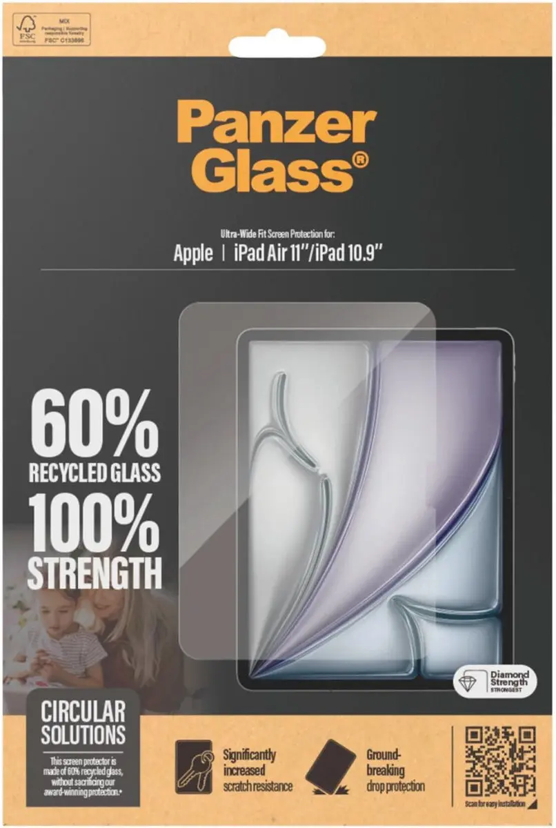 PanzerGlass PZ-2833 Screenprotector iPad Air 11 (2025) - Transparant