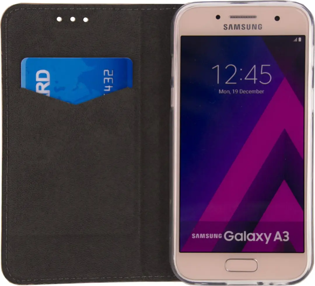 Mobilize Premium Gelly Bookcase Portemonnee - Samsung Galaxy A3 (2017) Roze