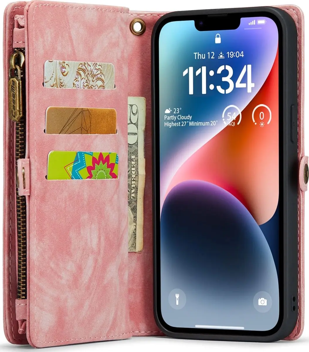 Caseme 008 Telefoonhoesje iPhone 14 Plus - Roze