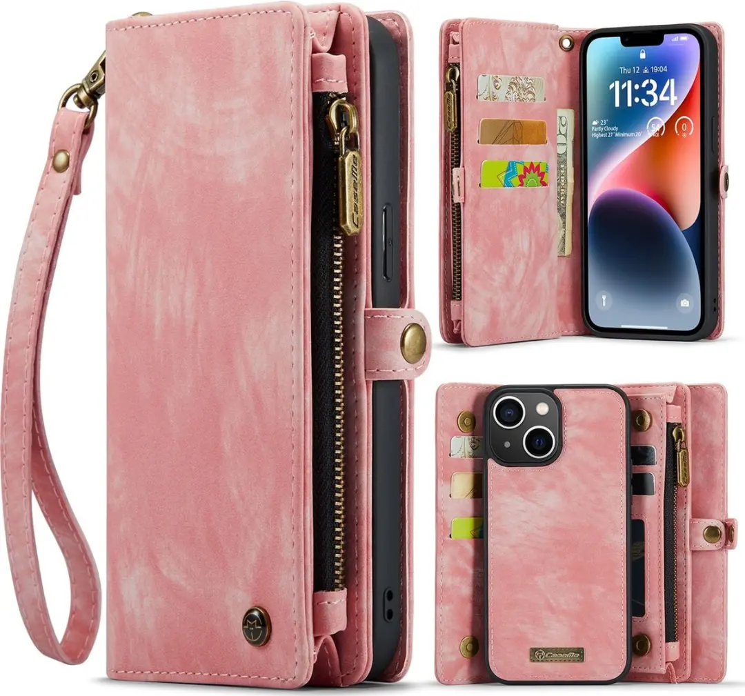 Caseme 008 Telefoonhoesje iPhone 14 Plus - Roze - afbeelding 6 van 6