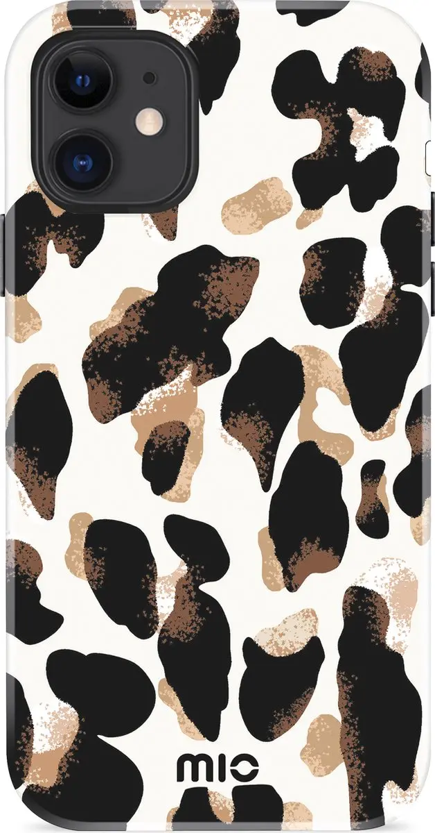 Mobilize Mio iPhone 11 MagSafe Hoesje - Leopard - MIOSPIPH11 - Zwart/Wit