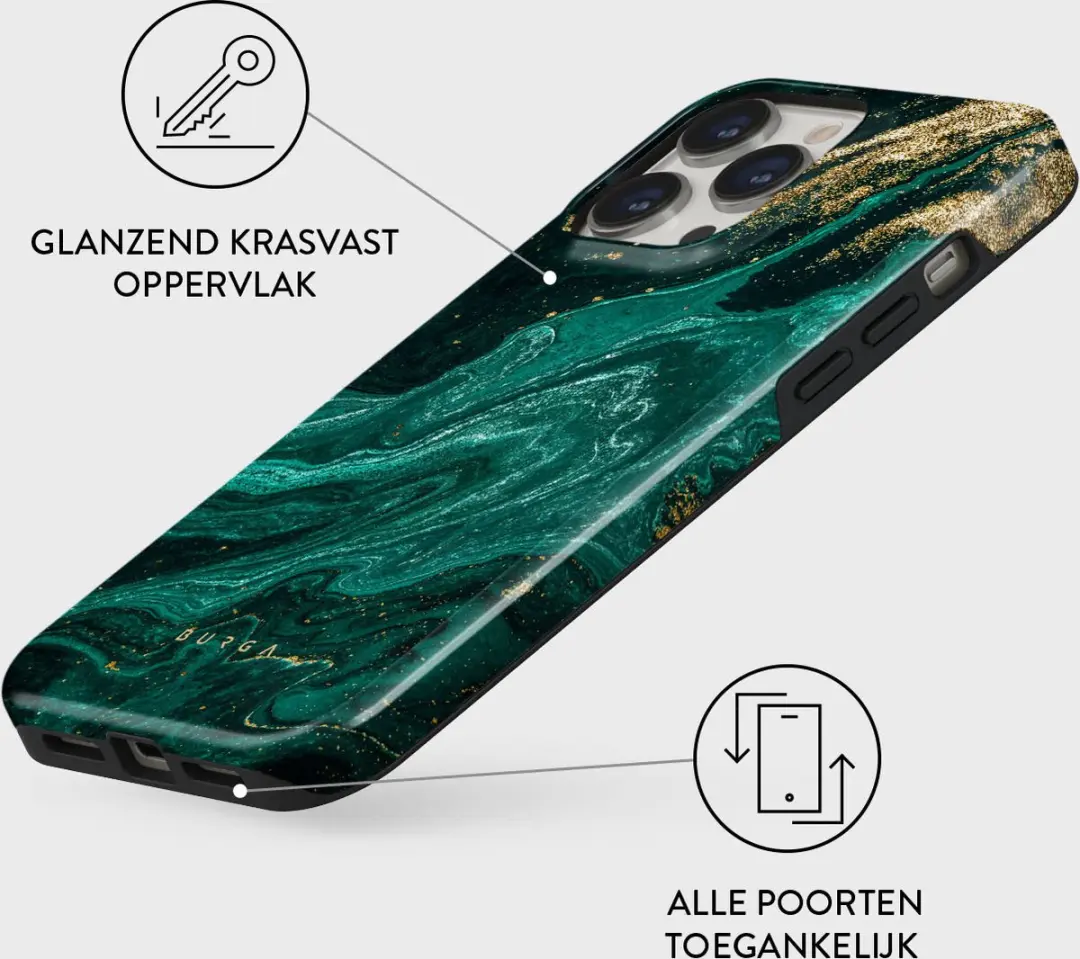 Burga Telefoonhoesje iPhone 14 Pro Emerald Pool - FA_04_IP14PRO_TH