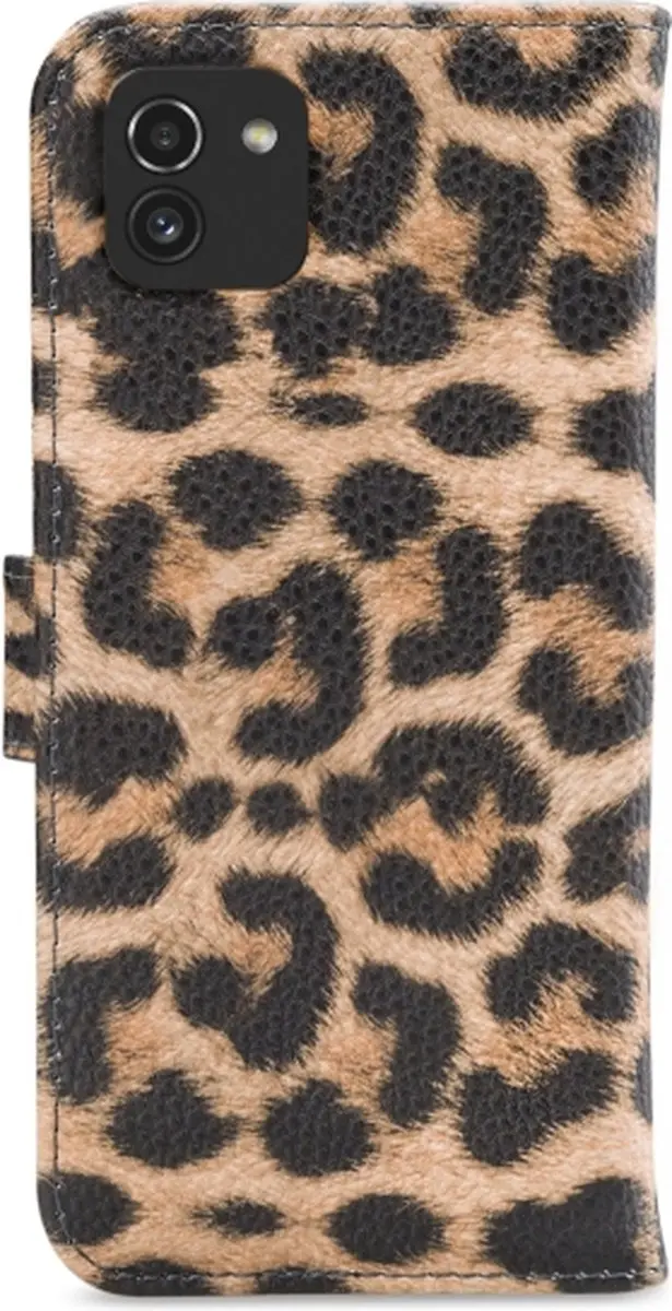 My Style MSFWLT1389 Telefoonhoesje Samsung Galaxy A03 - Leopard