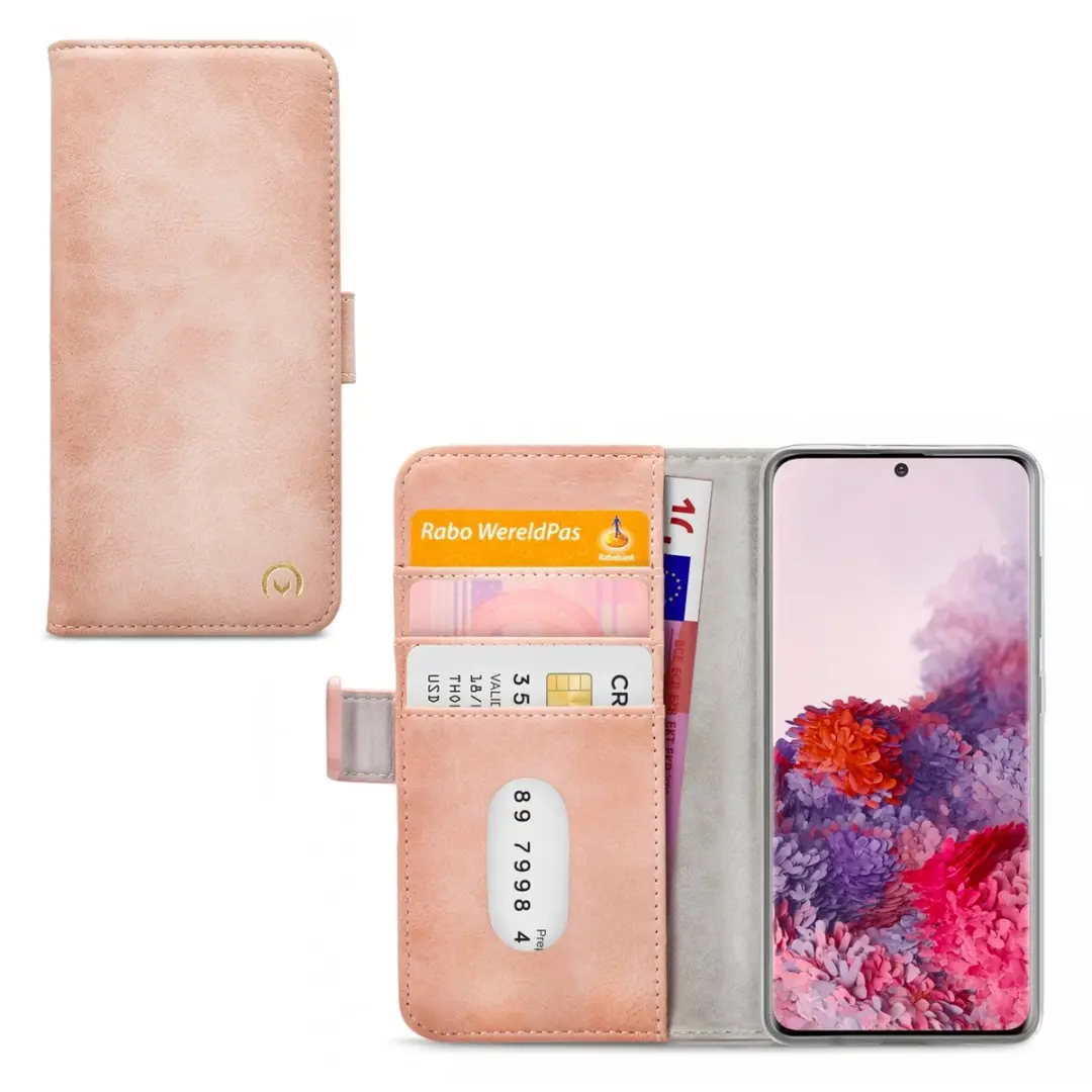 Mobilize Samsung Galaxy S20 Elite Gelly Wallet Book Case Licht Roze - mpn-8718256930942