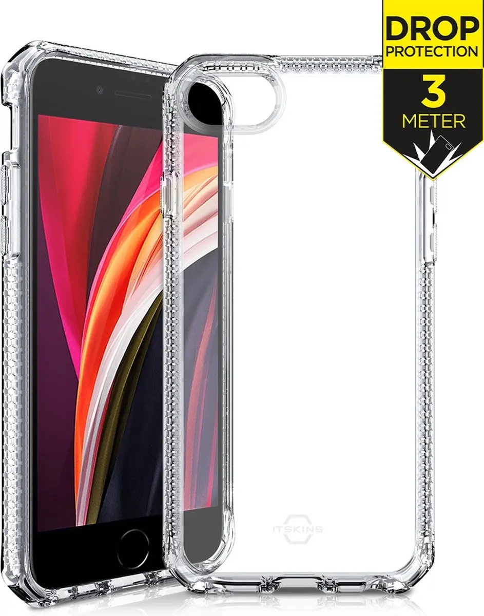 Itskins SpectrumClear APS2-SPECM-TRSP iPhone SE (2020) Hoesje - Transparant