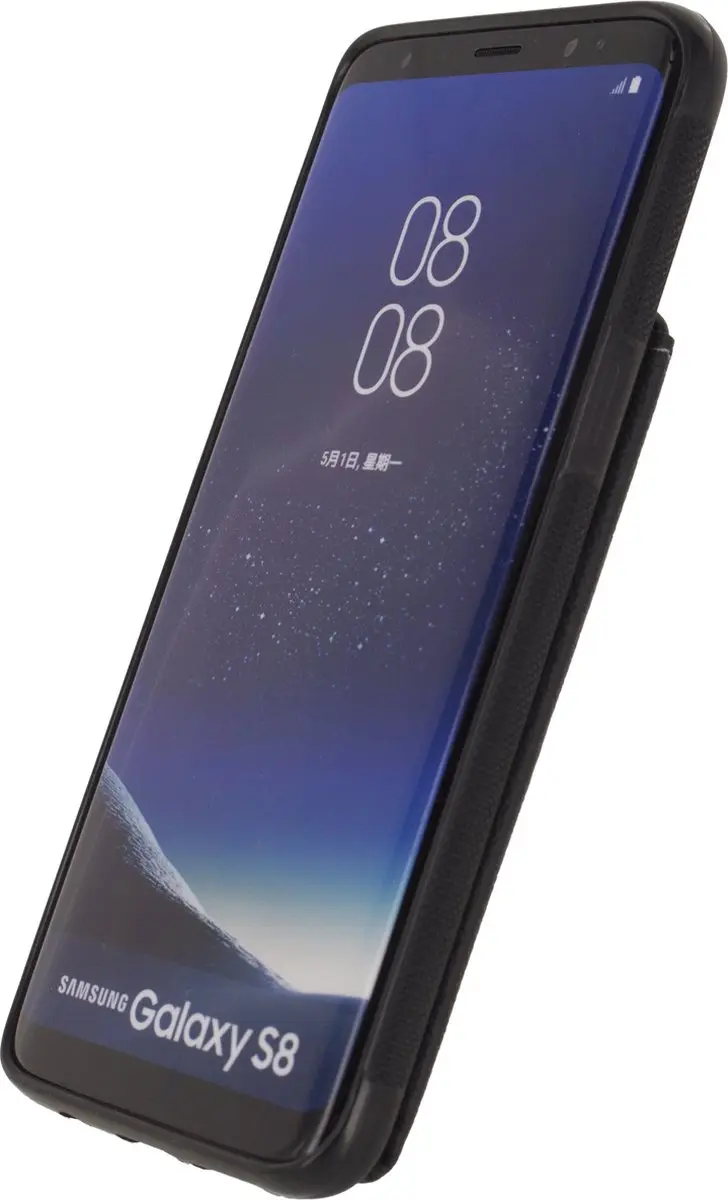 Mobilize Galaxy S8 Telefoonhoesje met Pasjeshouder - Zwart