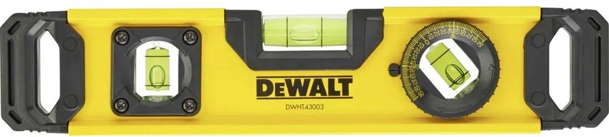 DeWalt DWHT0-43003 Box Torpedo Waterpas 25cm - 3 Libellen