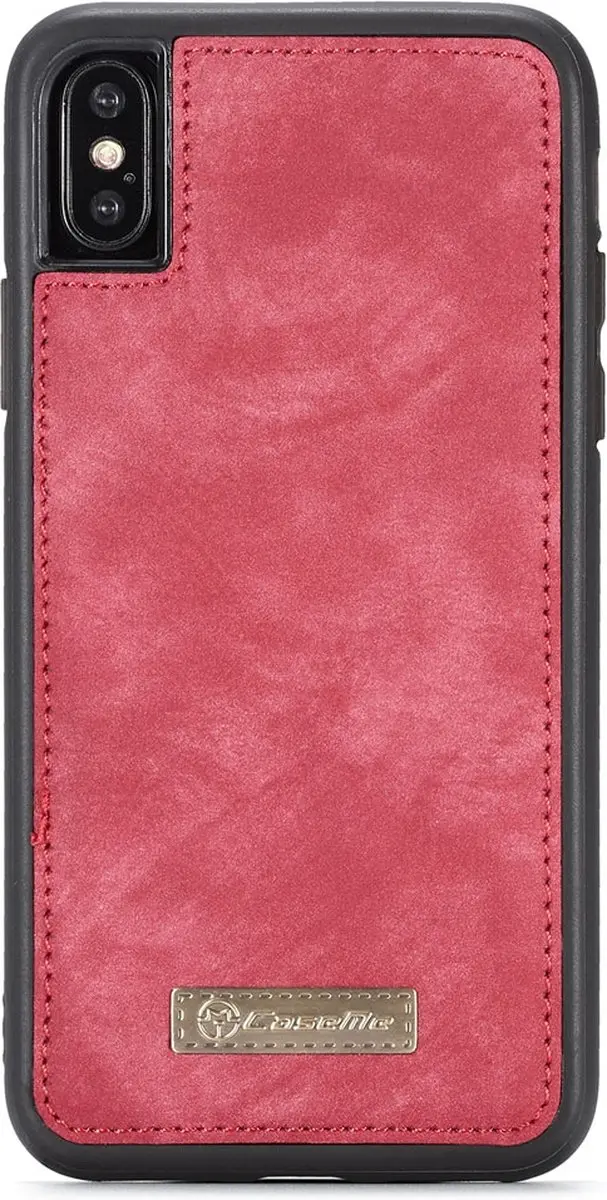 Caseme 008 Telefoonhoesje iPhone X - Rood