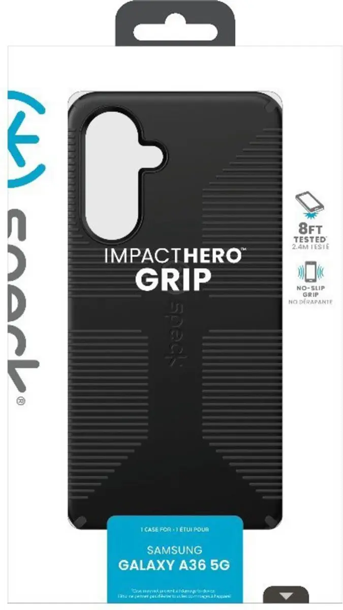 Speck Impact Hero 150864-3244 Hoes Samsung Galaxy A36 5G - Zwart