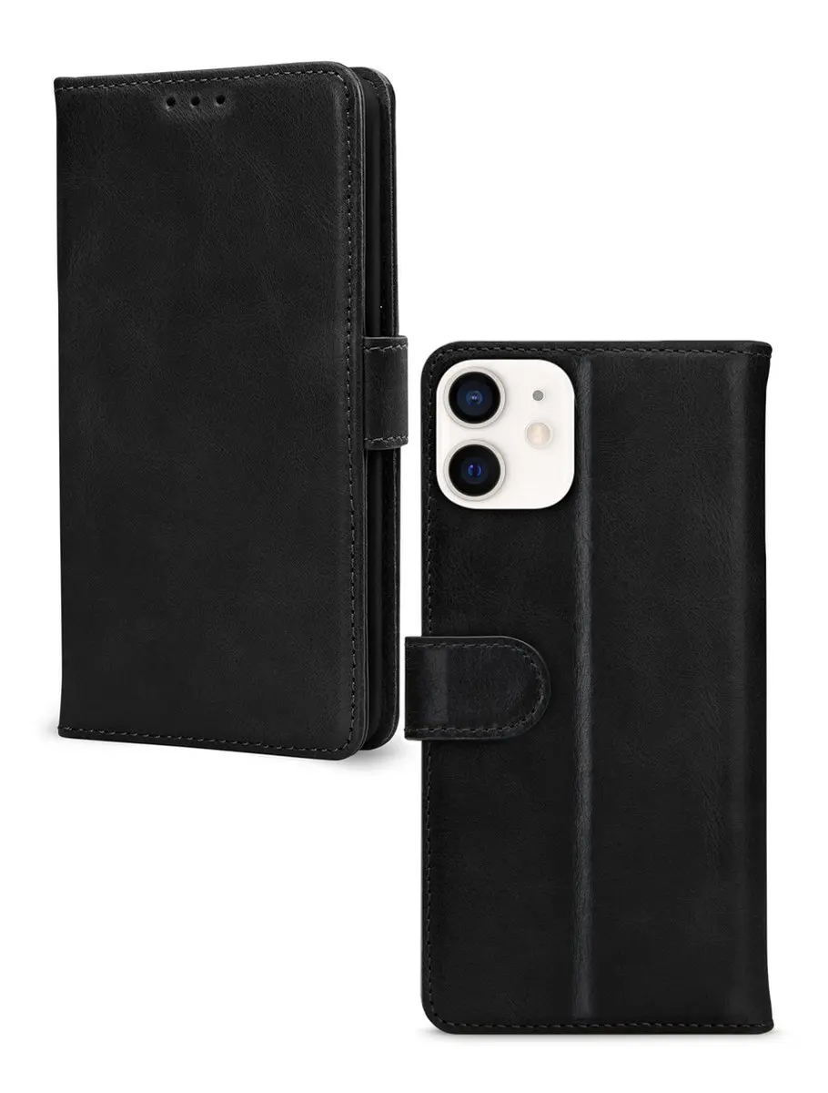 Mobilize Premium Gelly Wallet Bookcase iPhone 12 Pro - Zwart