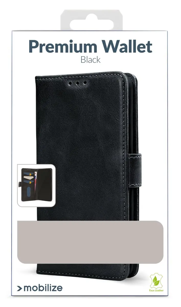 Mobilize Premium Gelly Wallet Bookcase iPhone 12 Pro - Zwart