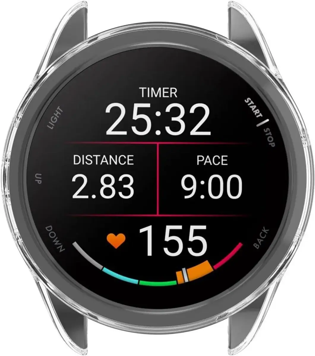 Selected Hoesje Garmin Forerunner 165 - Transparant