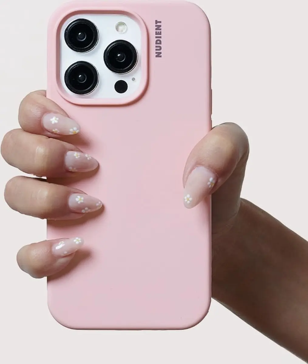 Nudient Base Case iPhone 15 Pro Max - Roze