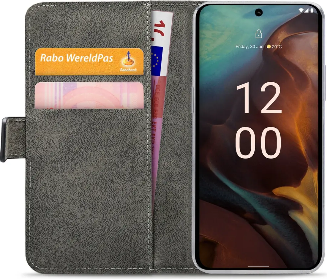 Mobilize Classic Gelly Wallet Bookcase Nokia XR21 - Zwart