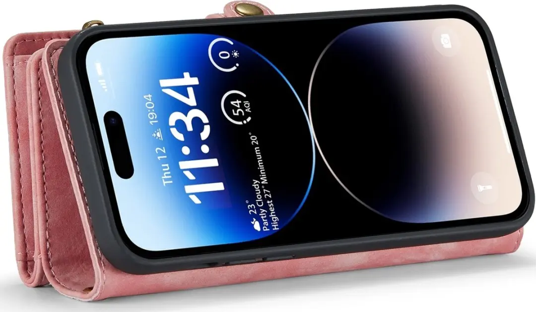 Caseme 008 Telefoonhoesje iPhone 15 Pro - Roze