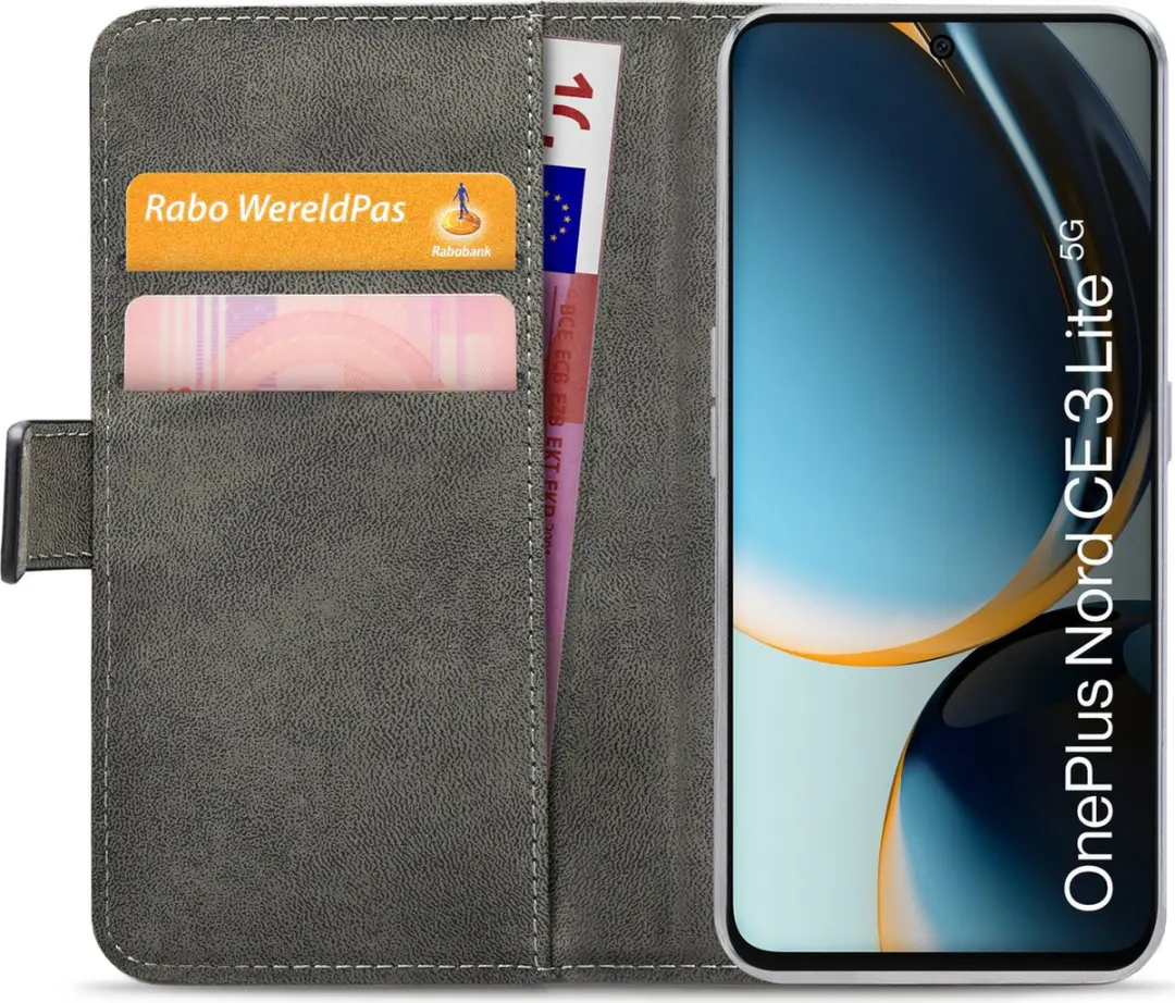 Mobilize Classic Gelly Wallet Bookcase OnePlus Nord CE 3 Lite 5G - Zwart