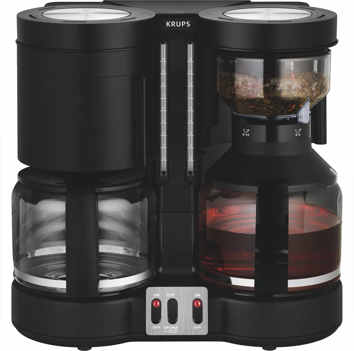Krups Duetek KM8508 Filterkoffiezetapparaat 1L - 10 Kopjes - Zwart