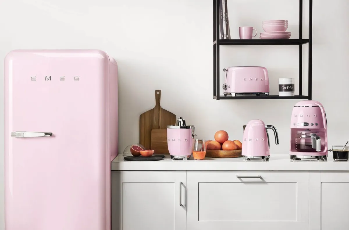 Smeg DCF02PKEU Filterkoffiemachine - Roze