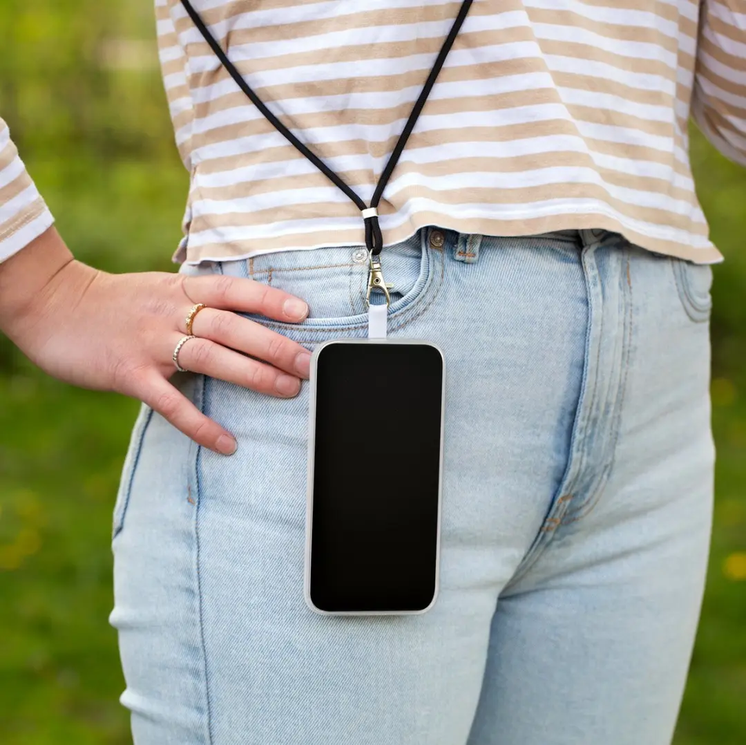 My Style Universeel Telefoonkoord Verstelbaar - Zwart