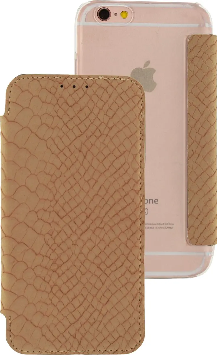 Mobilize Slim Gelly Bookcase iPhone 6/6s - Bruin
