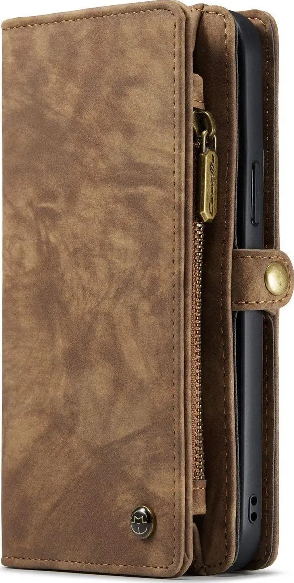 Caseme Luxe Wallet 2in1 Bookcase iPhone 13 Pro 614533 - Bruin