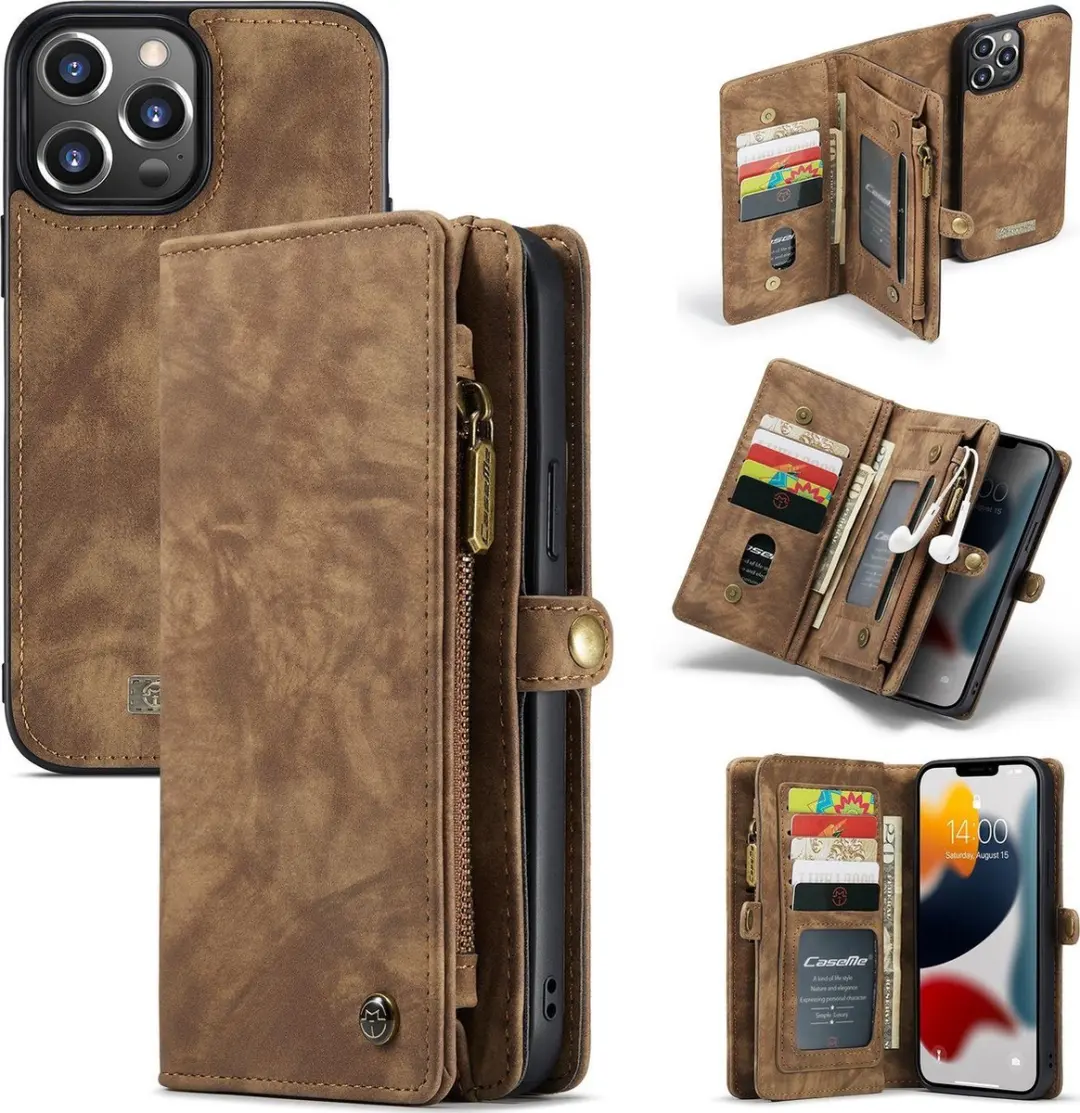 Caseme Luxe Wallet 2in1 Bookcase iPhone 13 Pro 614533
